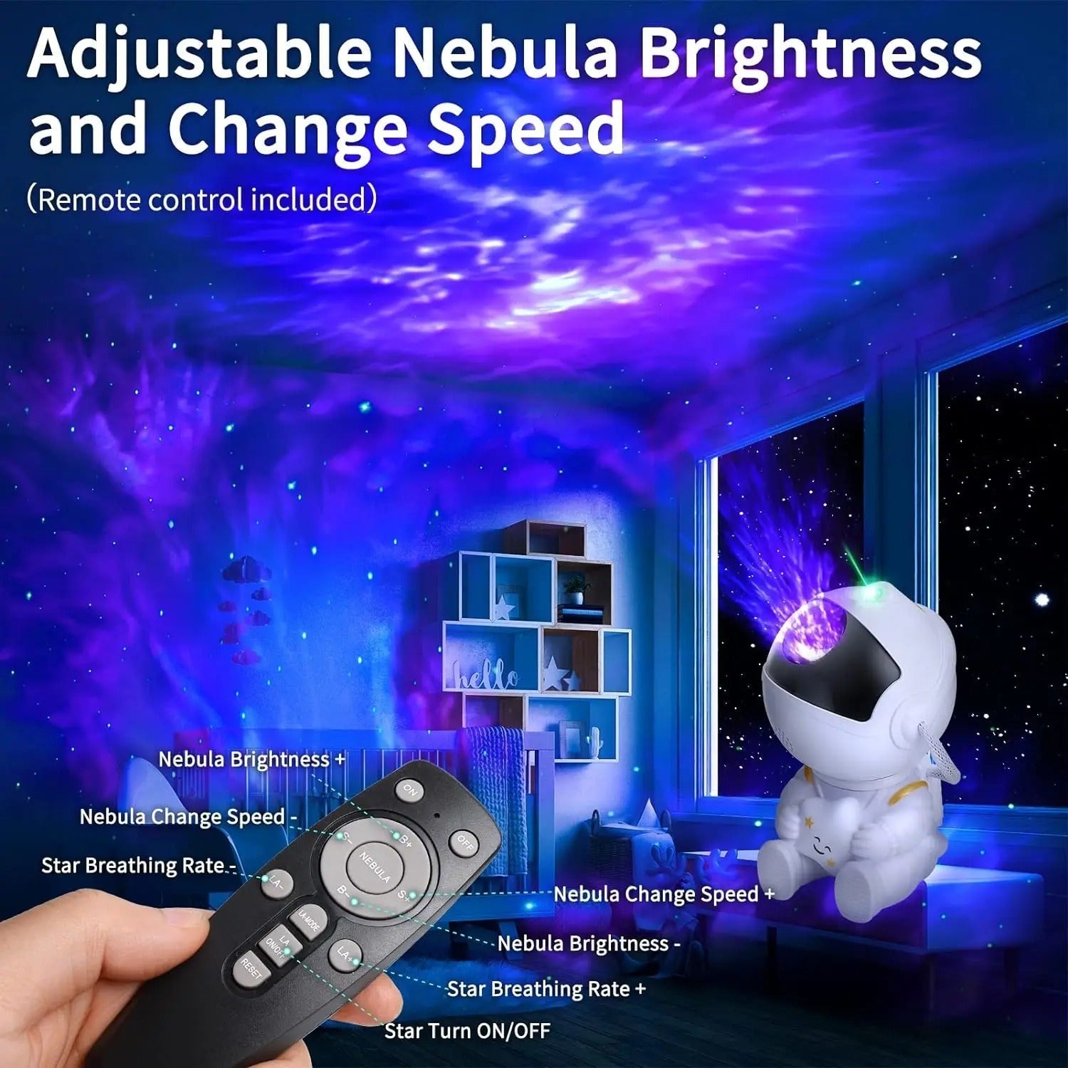 Starry Night LED Planet Projector