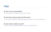 CleanDesk Cable Clips – Soft Silicone Wire Managers