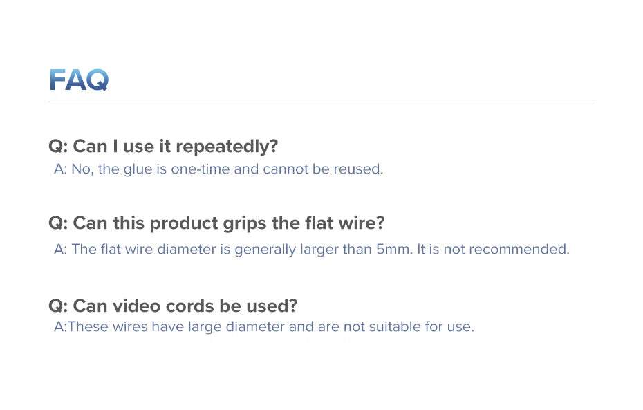 CleanDesk Cable Clips – Soft Silicone Wire Managers