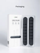 CleanDesk Cable Clips – Soft Silicone Wire Managers