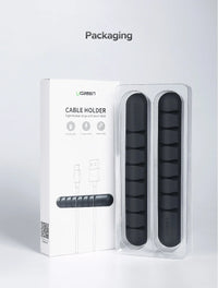 CleanDesk Cable Clips – Soft Silicone Wire Managers