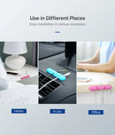 CleanDesk Cable Clips – Soft Silicone Wire Managers