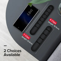 CleanDesk Cable Clips – Soft Silicone Wire Managers