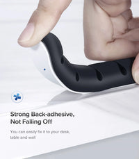 CleanDesk Cable Clips – Soft Silicone Wire Managers