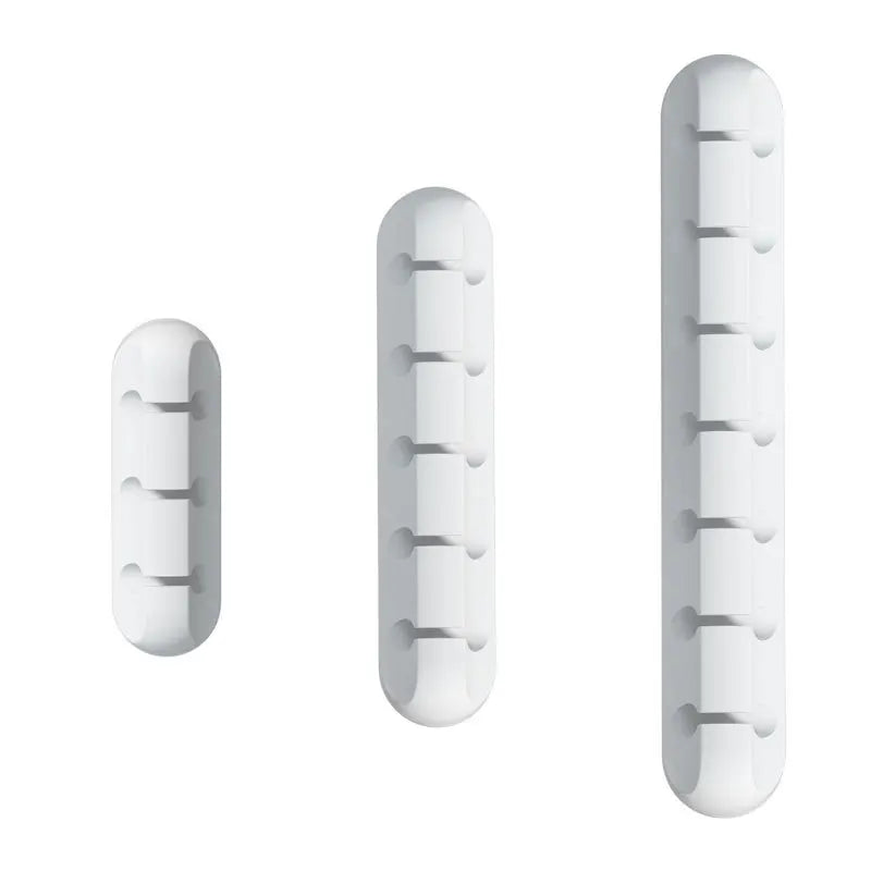 CleanDesk Cable Clips – Soft Silicone Wire Managers