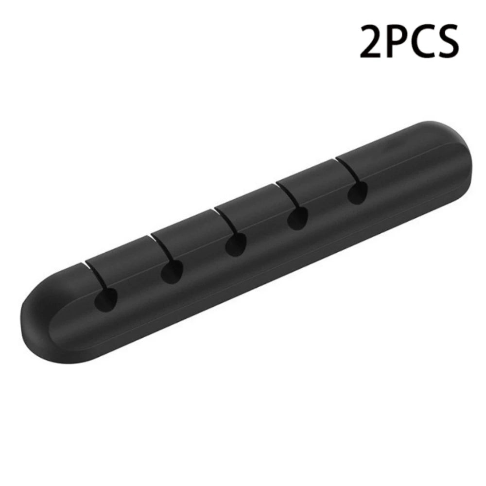 CleanDesk Cable Clips – Soft Silicone Wire Managers