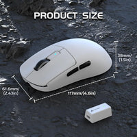 Attack Shark R6 Pro Wireless Gaming Mouse – Ultralight RGB Precision