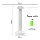 FoldPro LED Desk Lamp – Dual-Head Adjustable Light with Built-In Clock