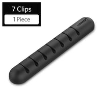 CleanDesk Cable Clips – Soft Silicone Wire Managers