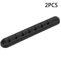 CleanDesk Cable Clips – Soft Silicone Wire Managers