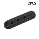 CleanDesk Cable Clips – Soft Silicone Wire Managers