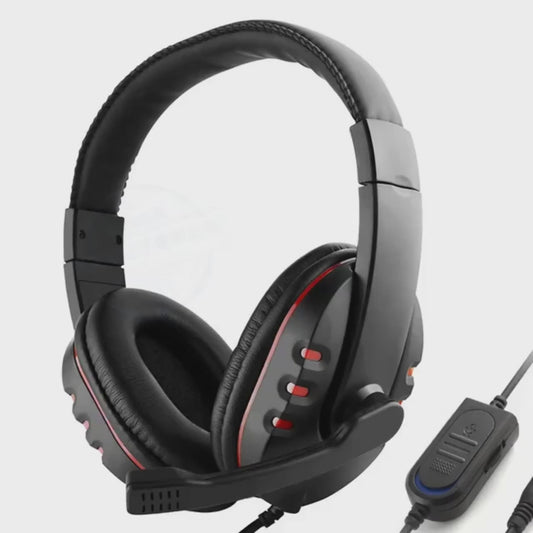 Pro Wired Gaming Headset – HD Mic & Noise Isolation for PS4/PC